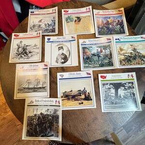 1993 Atlas Editions Civil War Collector Card Set
